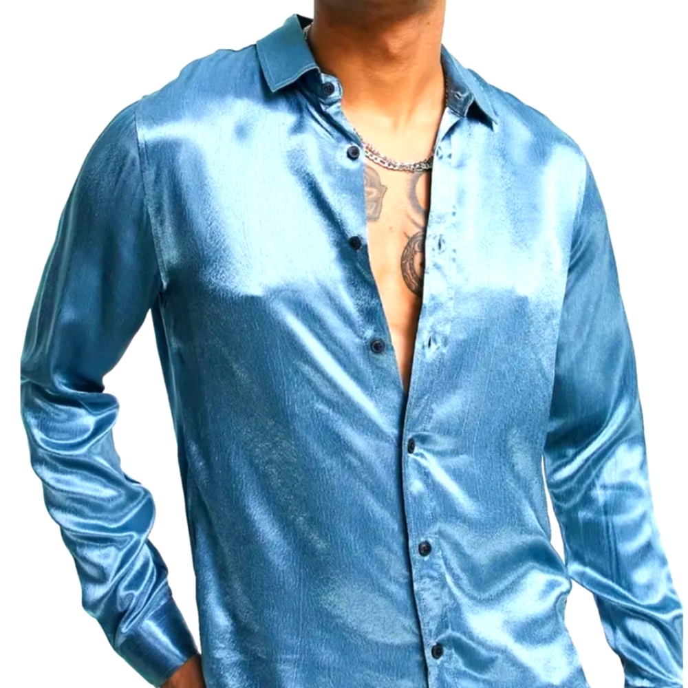 ASOS | Satin Button Down Shirt
